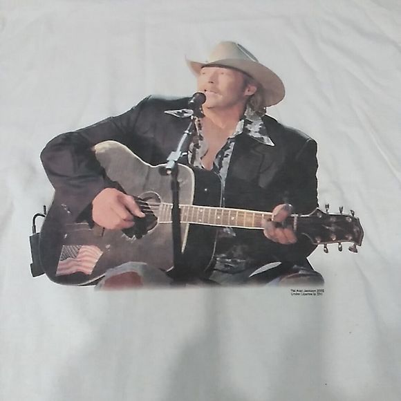 Vintage Alan Jackson 2002 Faith Hope And Love T Shirt Size L Country Music - Picture 5 of 12